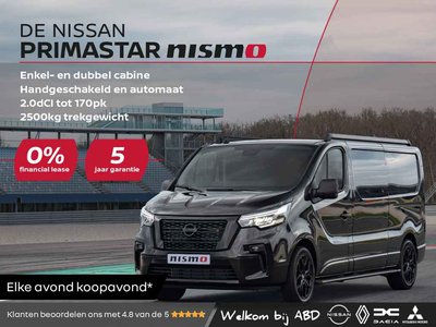Nissan Primastar 2.0 dCi 170pk DCT L2H1 Nismo+ dubbel cabine